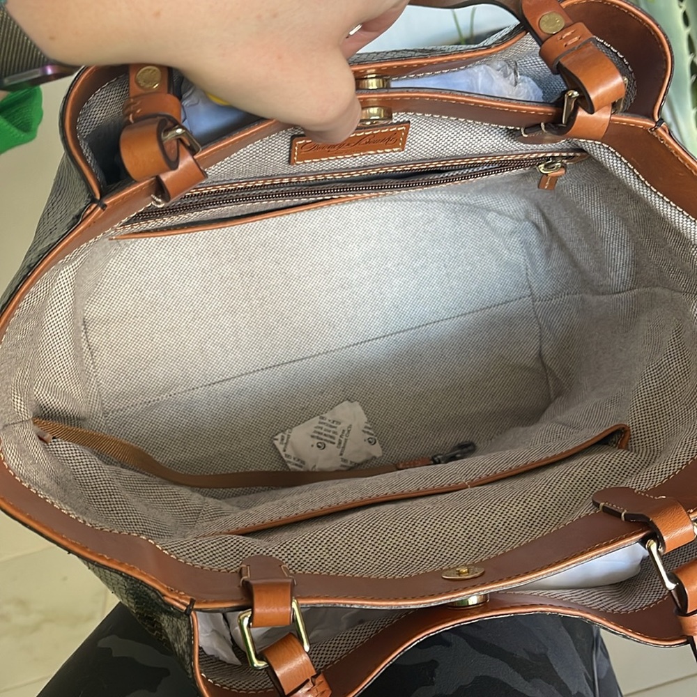 Dooney and Bourke Python Flynn Tote - Picture 11 of 13